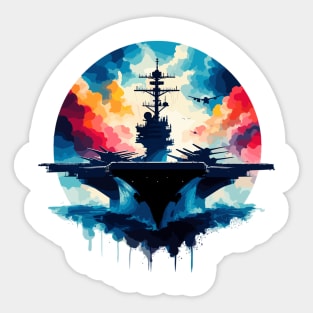 Aircraft carrier Sticker